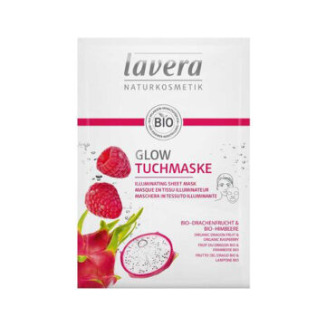 Lavera Dragon Fruit & Raspberry Illuminating Sheet Mask Organic