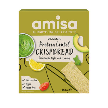 Amisa Protein Lentil Crispbread Organic