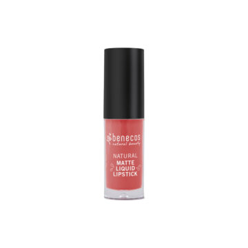 Benecos Matte Liquid Lipstick Coral Kiss Organic 5ml