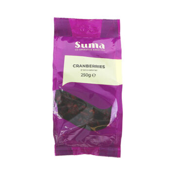 Suma Dried Sweetened Cranberries 250g