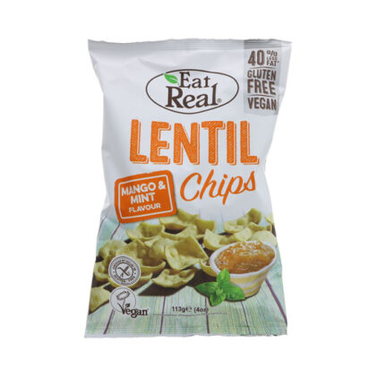 Eat Real Mango & Mint Lentil Chips 113g