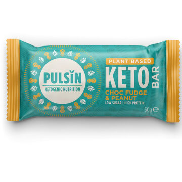 Pulsin’ Choc Fudge & Peanut Keto Bar