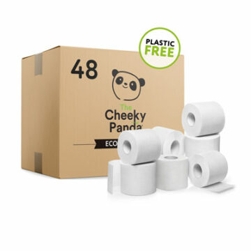 The Cheeky Panda Plastic Free Toilet Paper Case Of 48