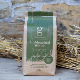 Gilchesters Stoneground Unbleached Strong White Flour Organic 1.5kg