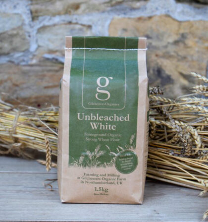 Gilchesters Stoneground Unbleached Strong White Flour Organic