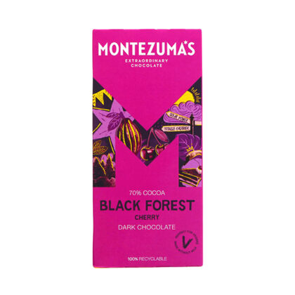 Montezuma’s Black Forest Cherry Dark Chocolate 90g