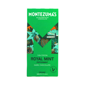 Montezuma’s Royal Mint Peppermint Dark Chocolate Organic 90g