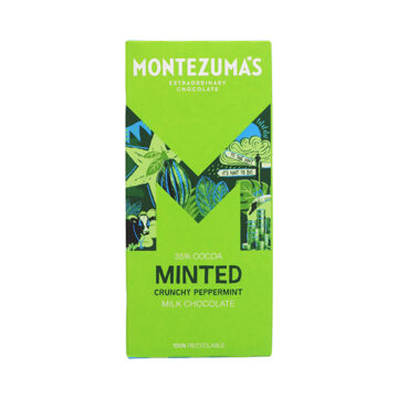 Montezuma’s Minted Crunchy Peppermint Milk Chocolate 35% Cocoa 90g