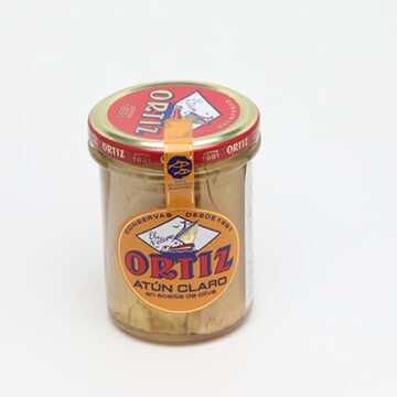 Ortiz Atun Claro Tuna In Olive Oil in Glass 220g