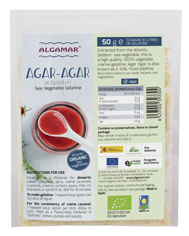 Algamar Agar Agar Sea Vegetable Gelatine The Natural Grocery Store