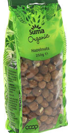 Suma Hazelnuts Whole Organic 250g