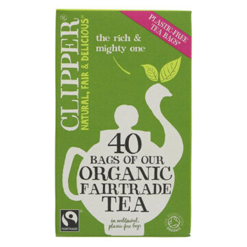 Clipper Fairtrade Tea 40’s Organic