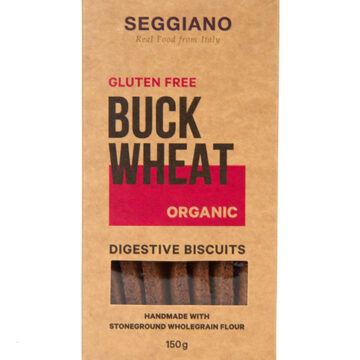 Seggiano Buckwheat Digestive Biscuits Organic 150g