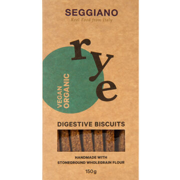 Seggiano Rye Digestive Biscuits Organic 150g