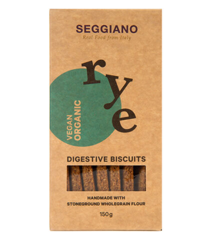 Seggiano Rye Digestive Biscuits Organic 150g