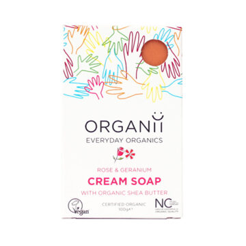 Organii Rose & Geranium Cream Soap