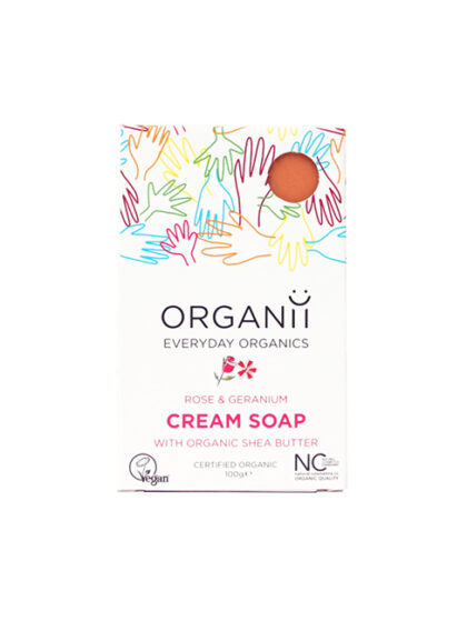 Organii Rose & Geranium Cream Soap