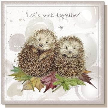 Let’s Stick Together Greetings Card