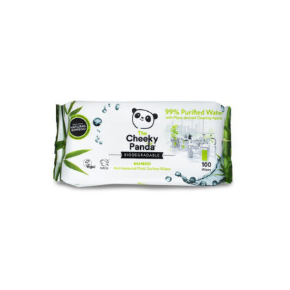 The Cheeky Panda Bamboo Anti-bacterial Multi Surface Wipes