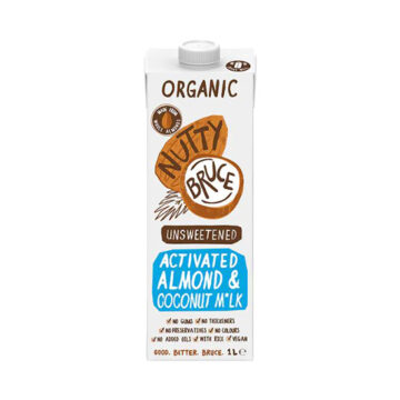 Nutty Bruce Unsweetened Activated Almond & Coconut M*lk Organic