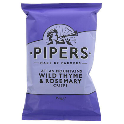 Pipers Atlas Mountains Wild Thyme & Rosemary Crisps