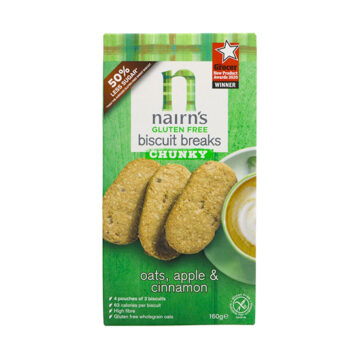 Nairn’s Oats Apple & Cinnamon Chunky Biscuit Breaks