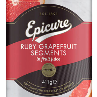 Epicure Ruby Grapefruit Segments In Fruit Juice 410g