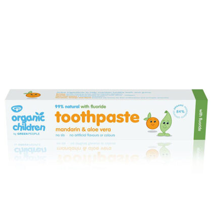 Organic Children by Green People Mandarin & Aloe Vera Toothpaste With Fluoride 50ml