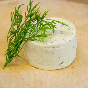 High Weald Sussex Slipcote Sheeps Cheese with Dill Organic