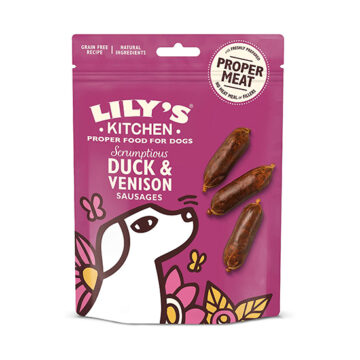 Lily’s Kitchen Dog Scrumptious Duck & Venison Sausage 70g