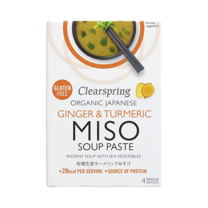 Clearspring Ginger Turmenic Miso Soup Paste