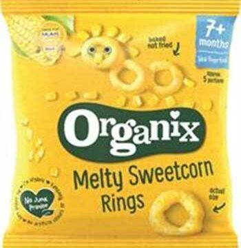 Organix Baby Sweetcorn Rings