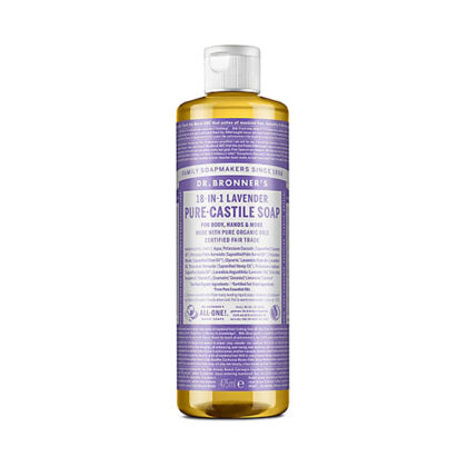Dr. Bronner’s 18-in-1 Hemp Lavender Pure-Castile Soap 475ml Organic