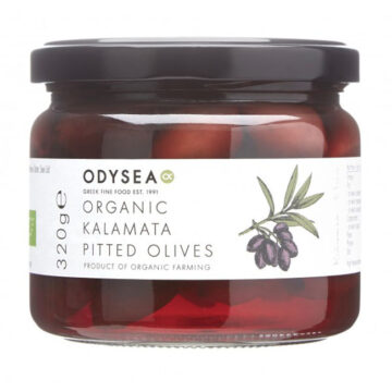 Odysea Kalamata Pitted Olives Organic 320g