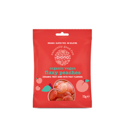 Biona Fizzy Peaches Organic 60g