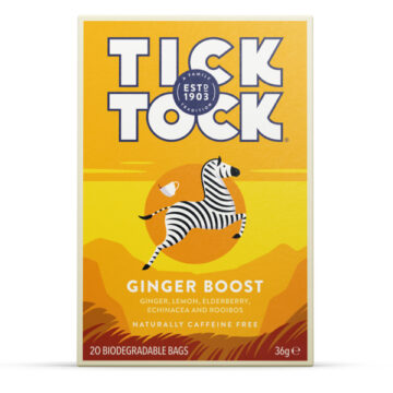 Tick Tock Ginger Boost Teabags