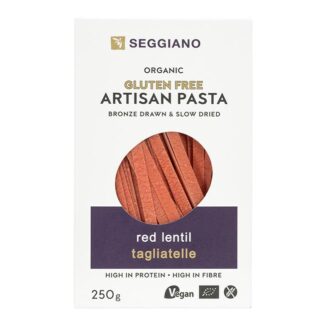 Seggiano Red Lentil Tagliatelle Organic 250g
