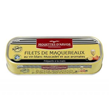 Mouettes D’Arvor Marinated Mackerel Fillets With Muscadet & Spices