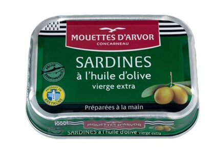 Mouettes D’Arvor Sardines In Extra Virgin Olive Oil 115g