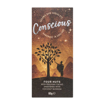 Conscious Four Nuts Handmade Raw Chocolate Organic