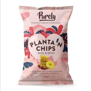 Purely Plantain Chips Nice & Spicy 75g