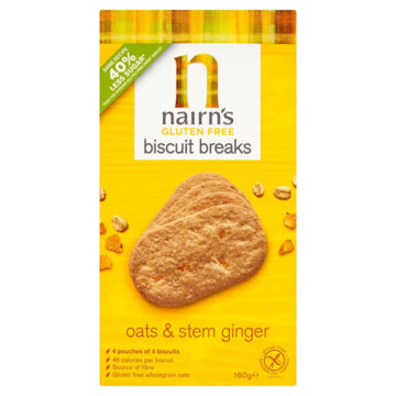 Nairns Oat Stem Ginger Breaks G/F