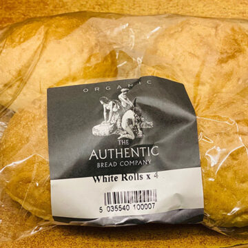 Authentic Bread Company White Rolls Organic 4 pack