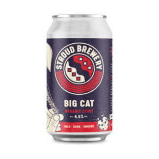 Stroud Brewery Big Cat Stout 440ml Organic