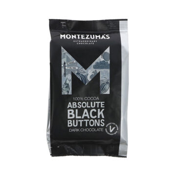 Montezuma’s Absolute Black Buttons 100% Cocoa 180g