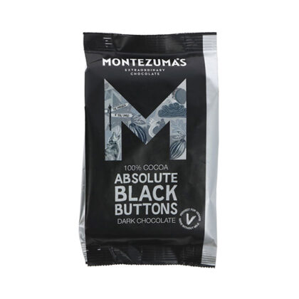 Montezuma’s Absolute Black Buttons 100% Cocoa 180g