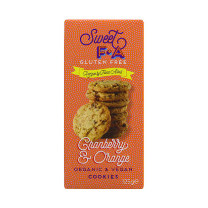 Sweet F.A Cranberry & Orange Cookies Organic