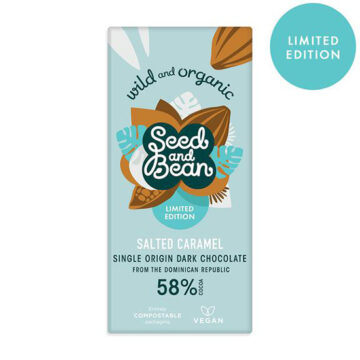 Seed & Bean Single Origin Limited Edition Salted Caramel Dark Chocolate Organic