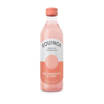 Equinox Kombucha Pink Grapefruit & Guava Organic 275ml