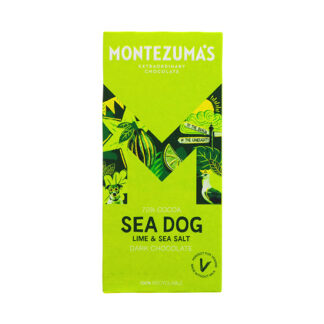 Montezuma's Sea Dog Lime & Sea Salt Dark Chocolate 90g